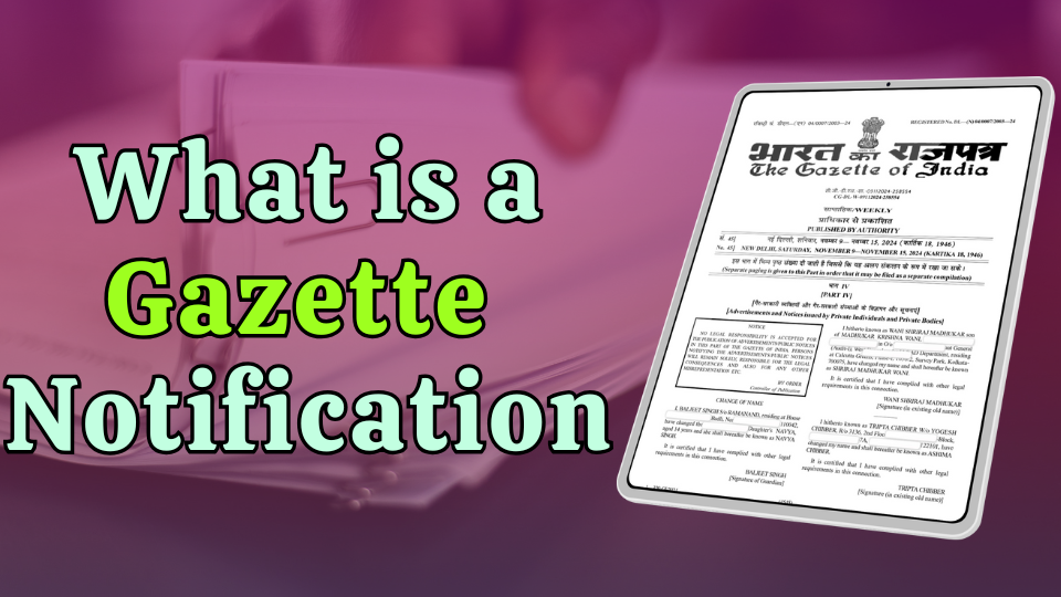 Gazette Notification