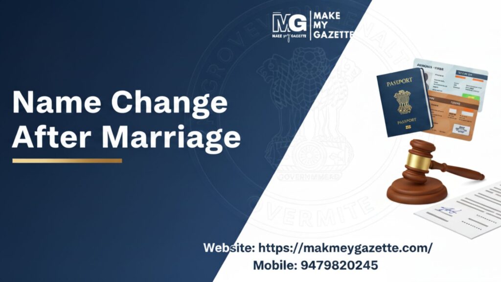 Name Change after Marriage