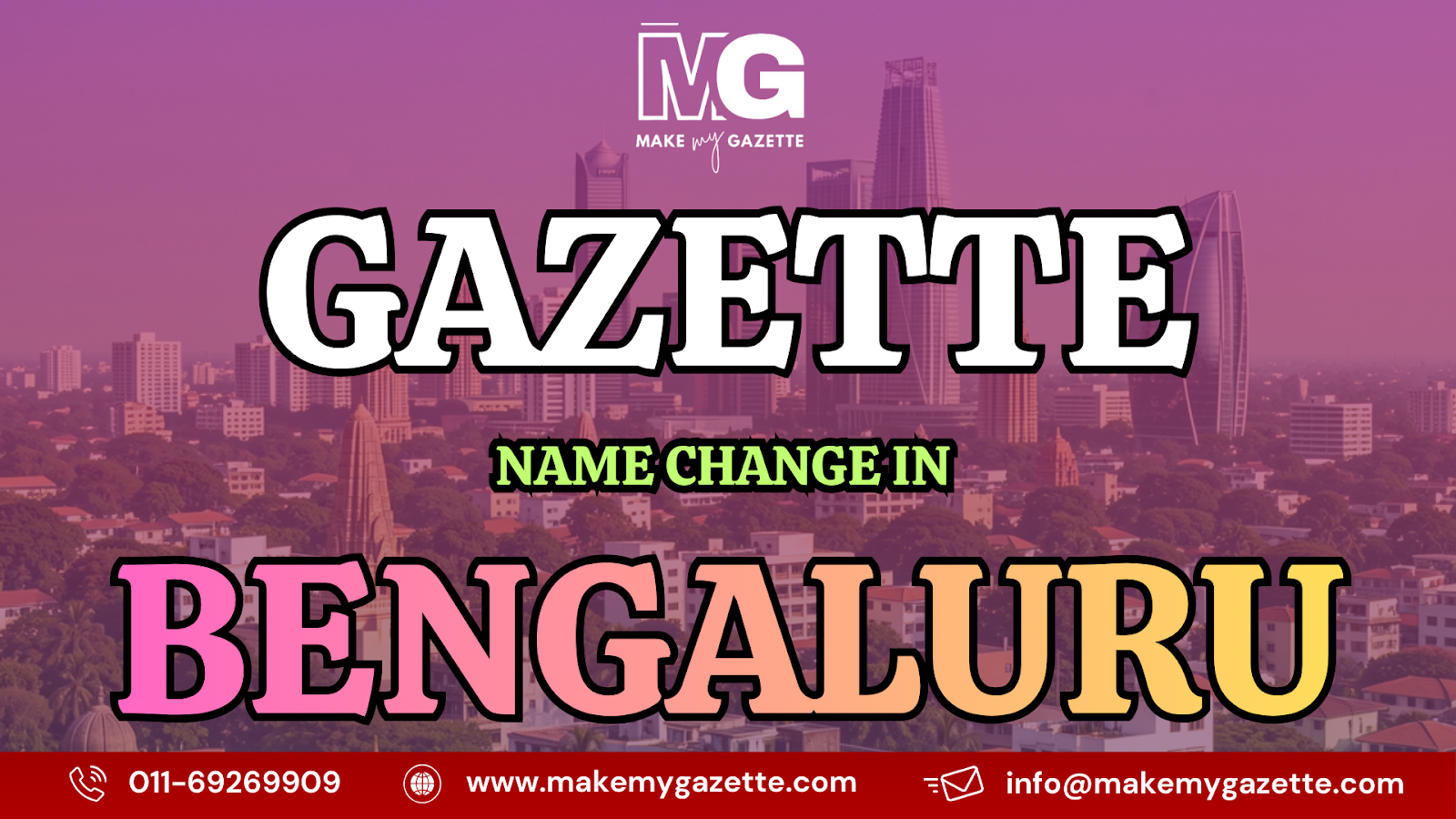 Gazette Name Change Process in Bengaluru