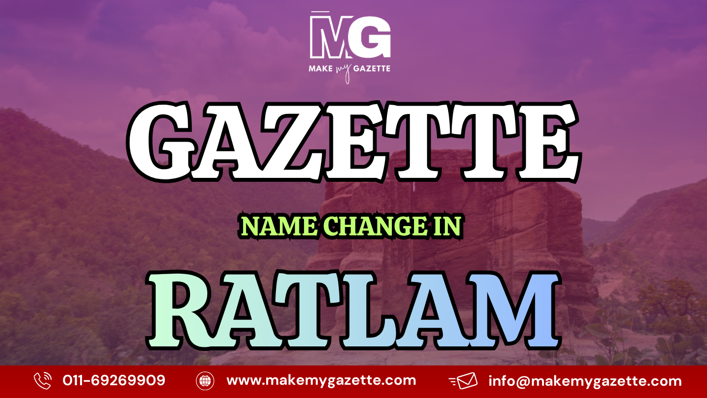 Gazette Name Change Process in Ratlam